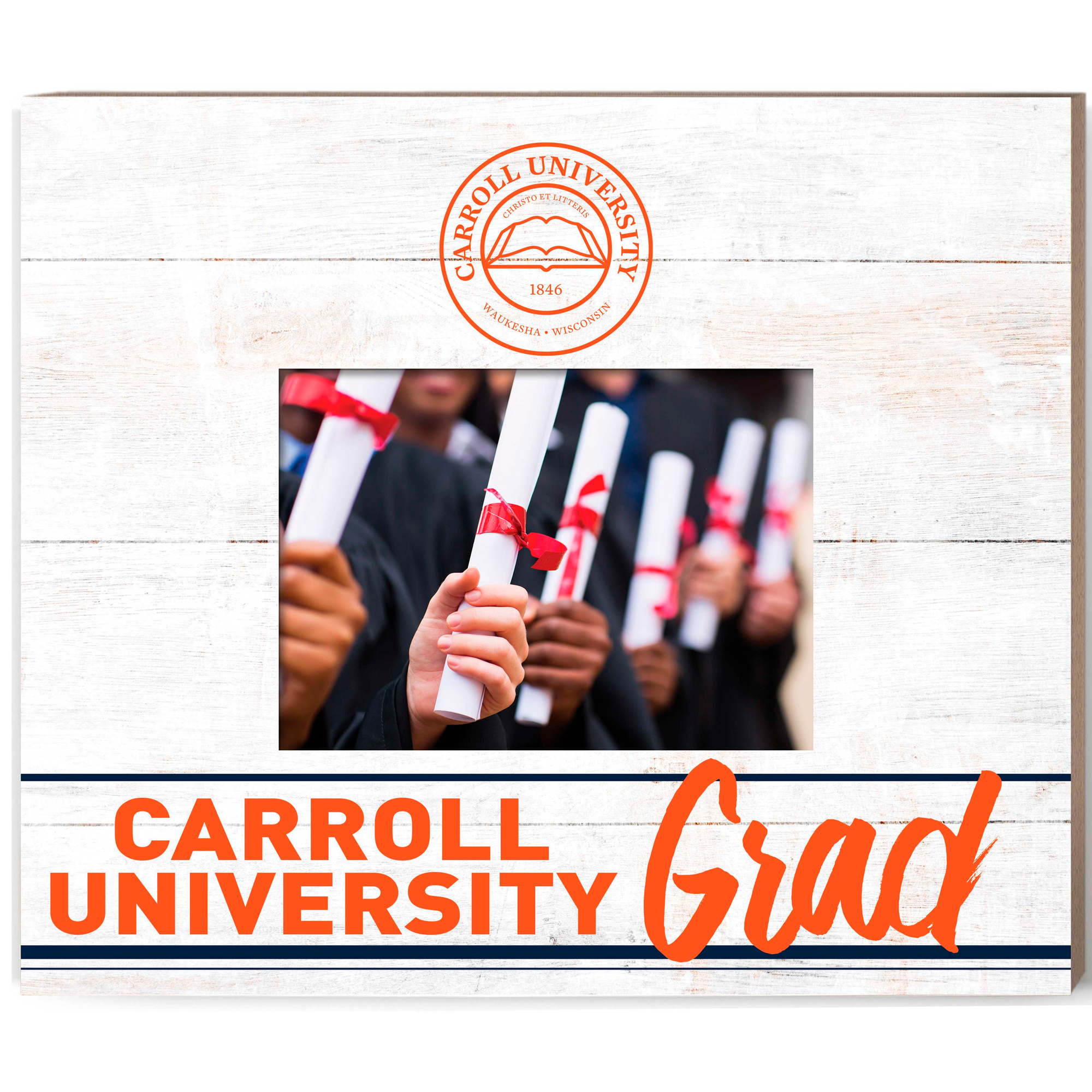 Carroll University Pioneers  13.5" x 11.5" Grad Frame