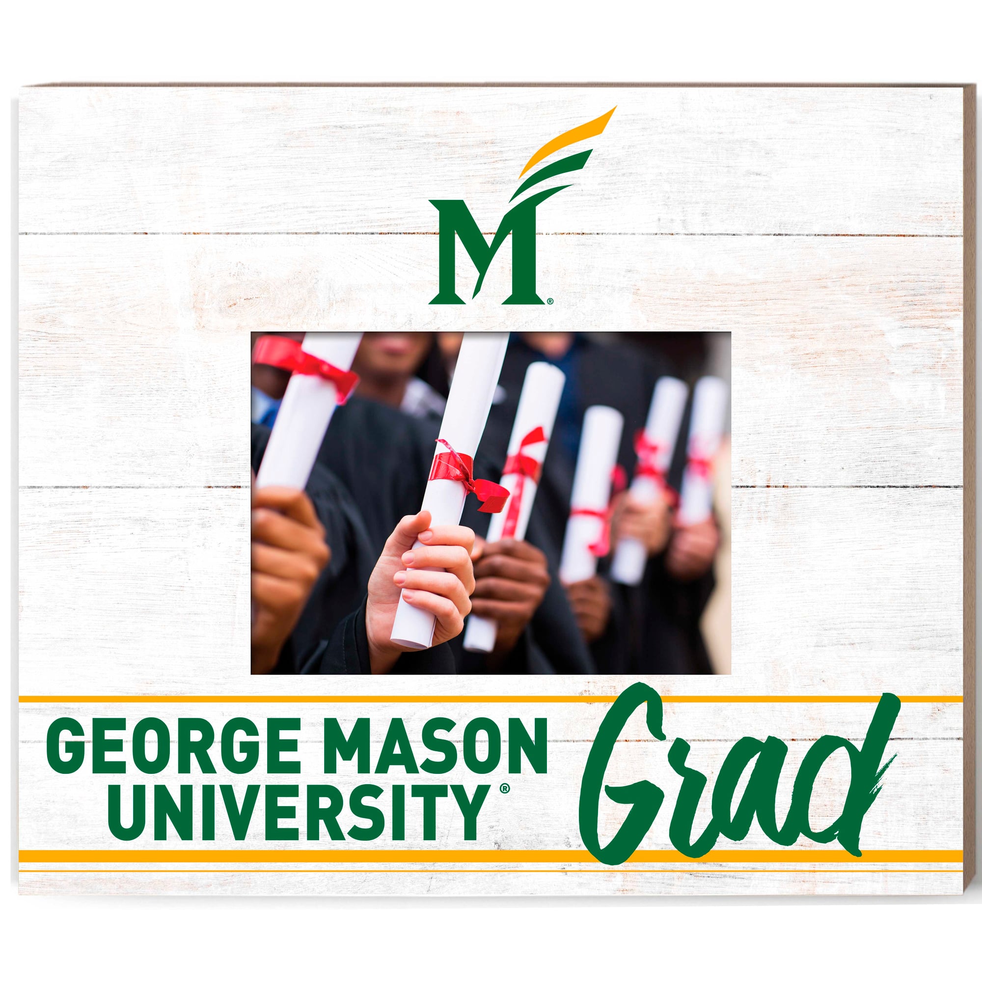 George Mason Patriots  13.5" x 11.5" Grad Frame