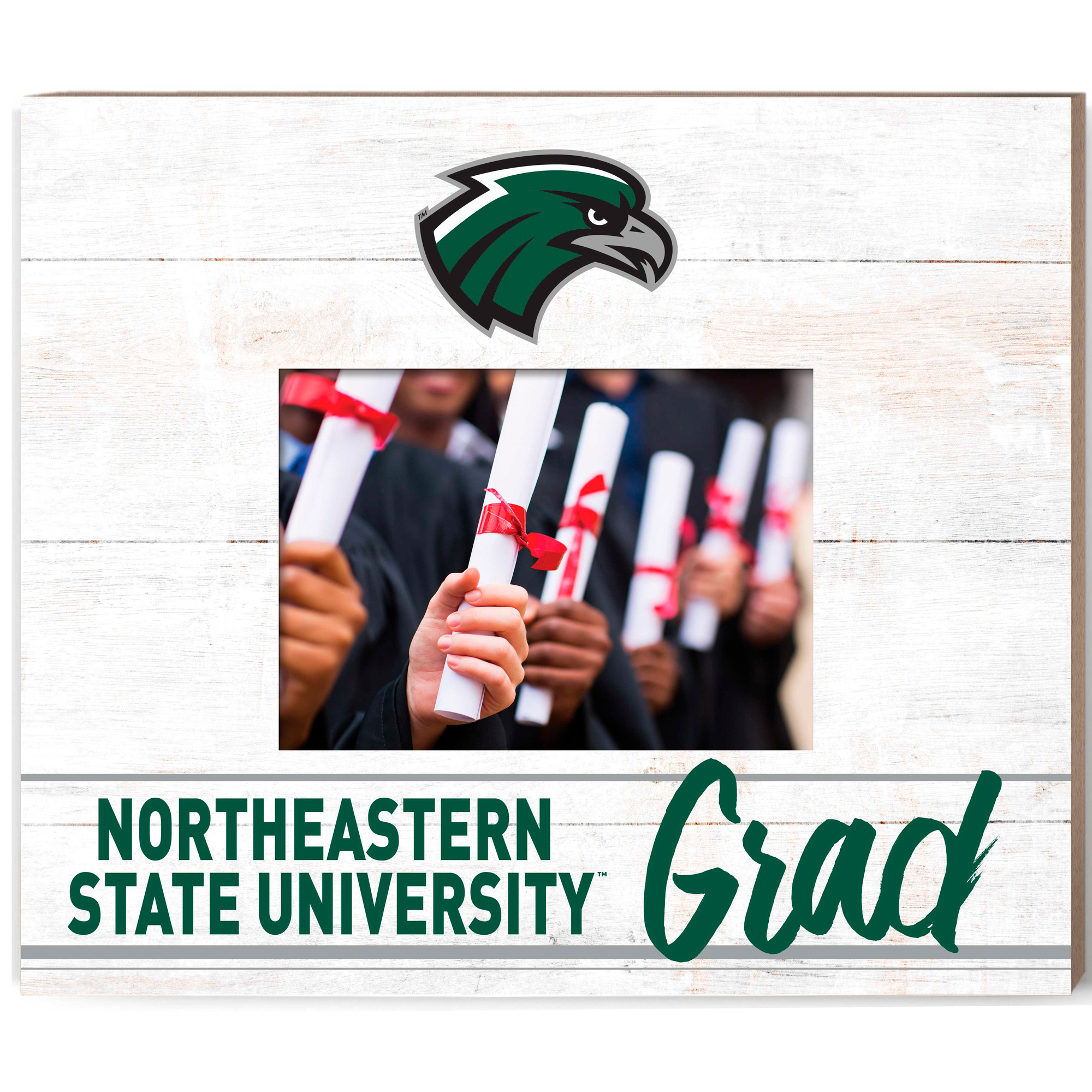 Northeastern State Riverhawks  13.5" x 11.5" Grad Frame