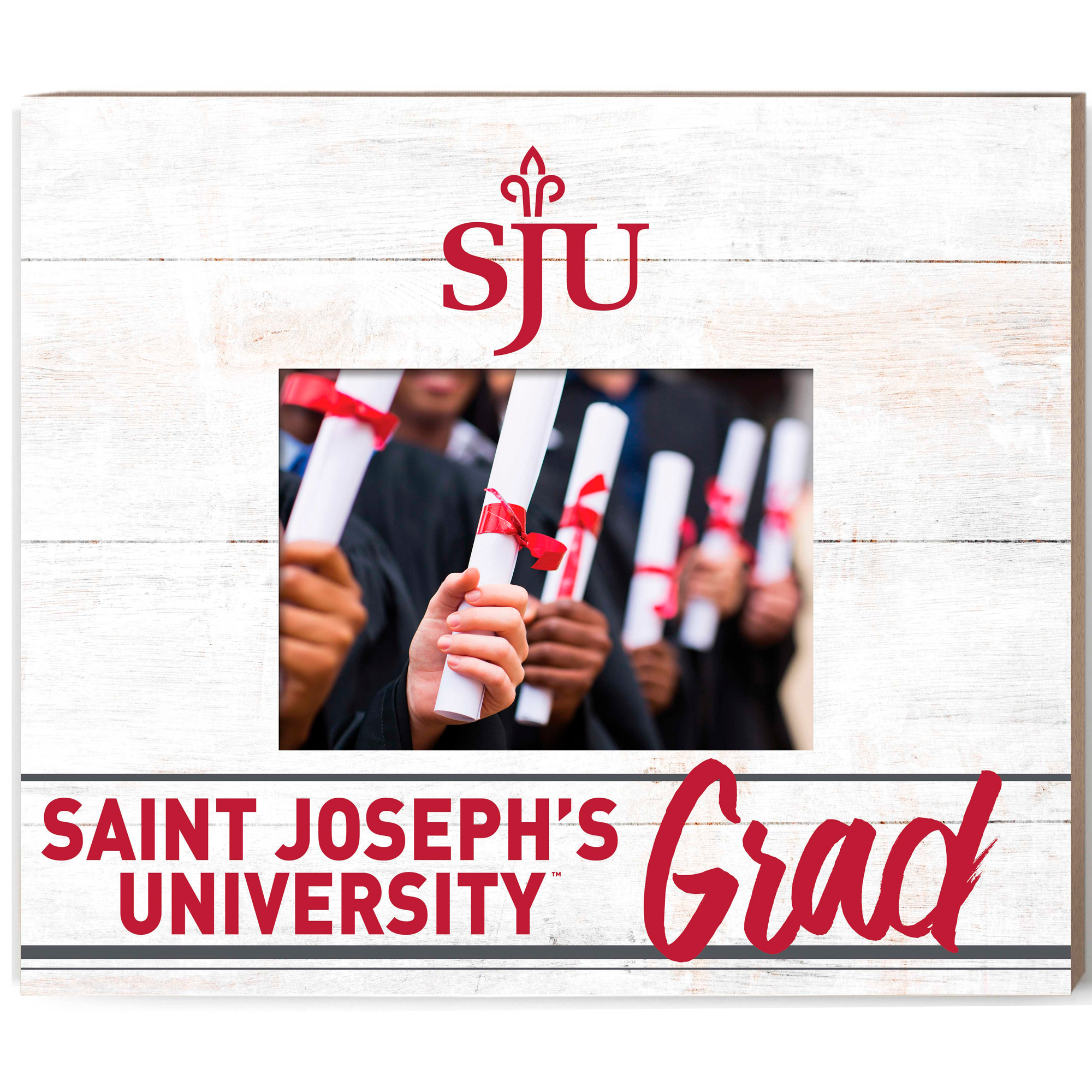 Saint Joseph's Hawks  13.5" x 11.5" Grad Frame