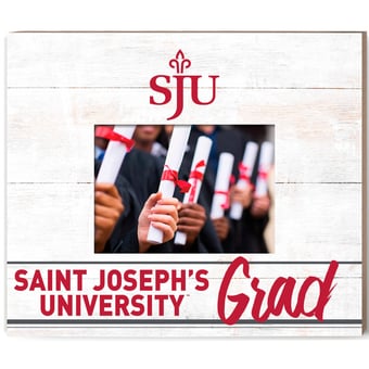 Saint Joseph's Hawks  13.5" x 11.5" Grad Frame