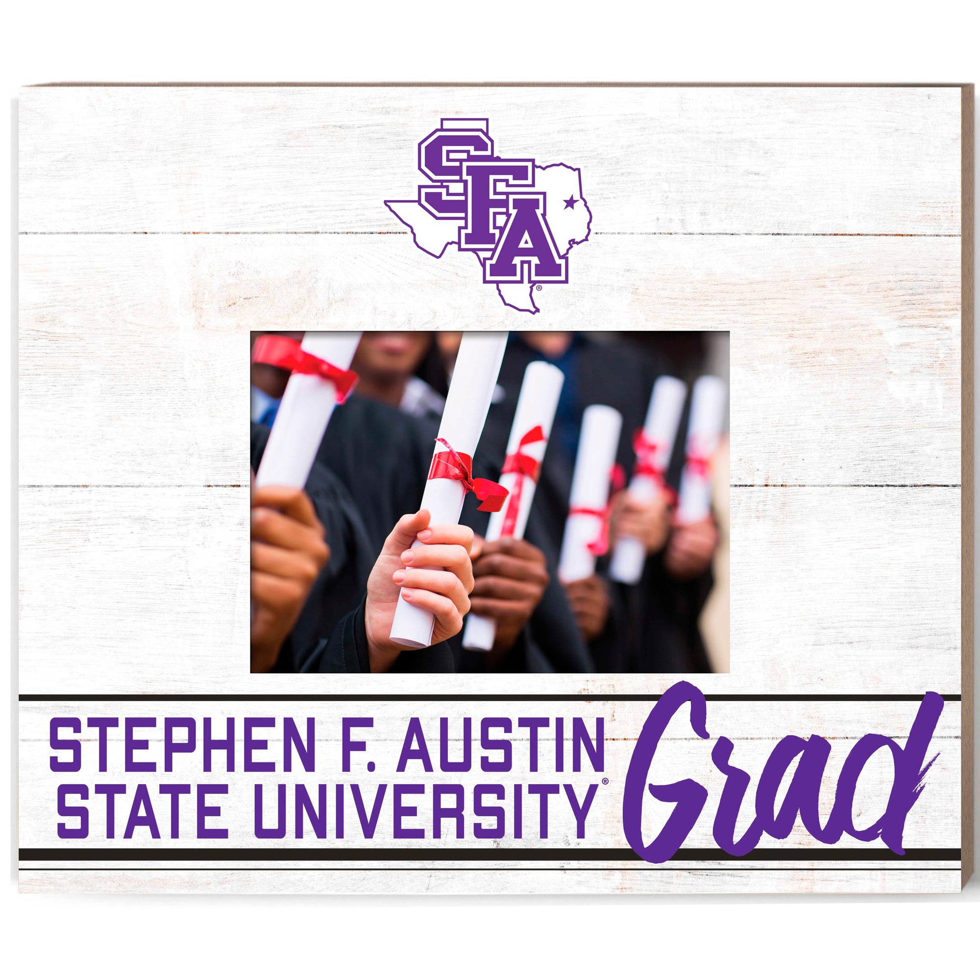 Stephen F Austin Lumberjacks  13.5" x 11.5" Grad Frame
