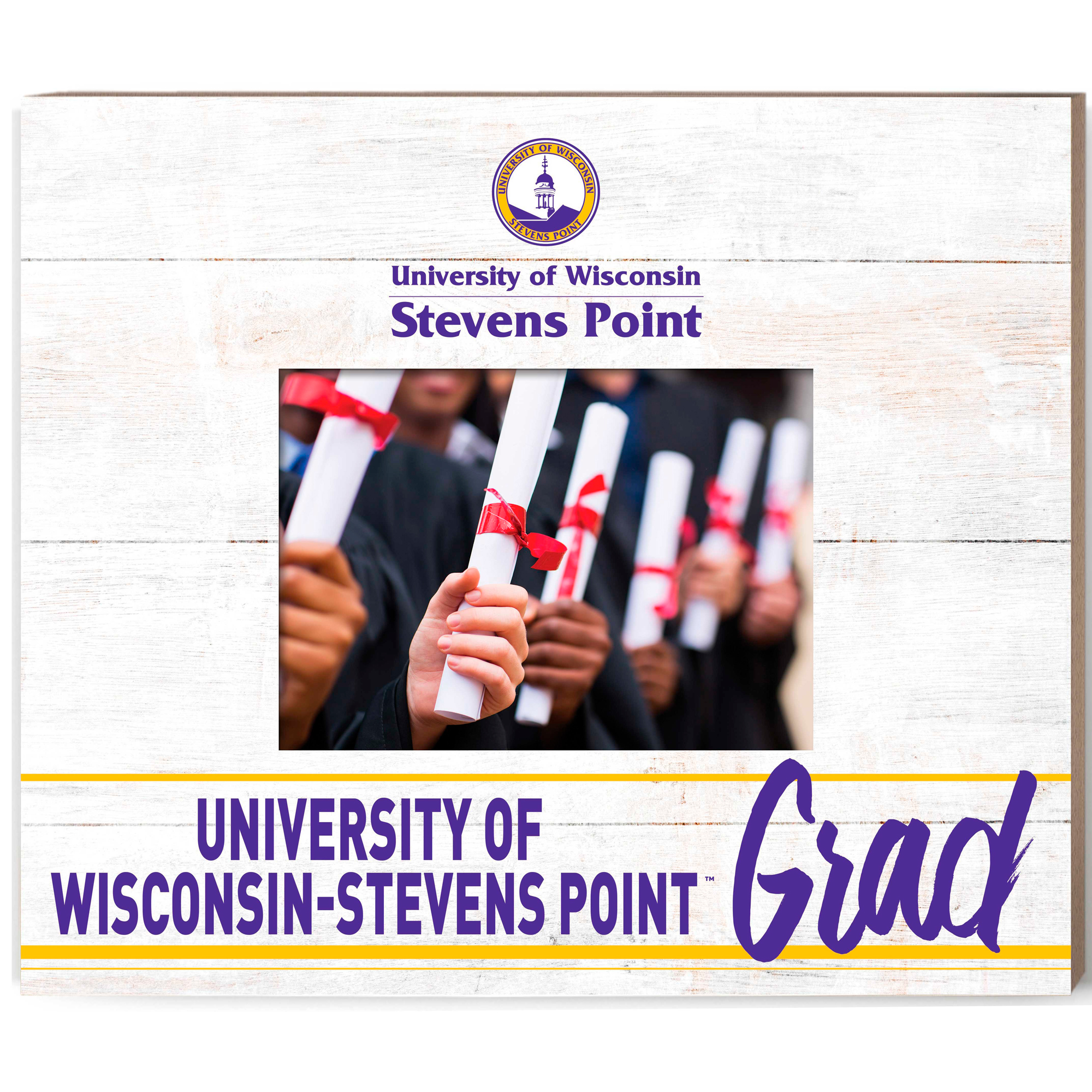 Wisconsin-Stevens Point Pointers  13.5" x 11.5" Grad Frame