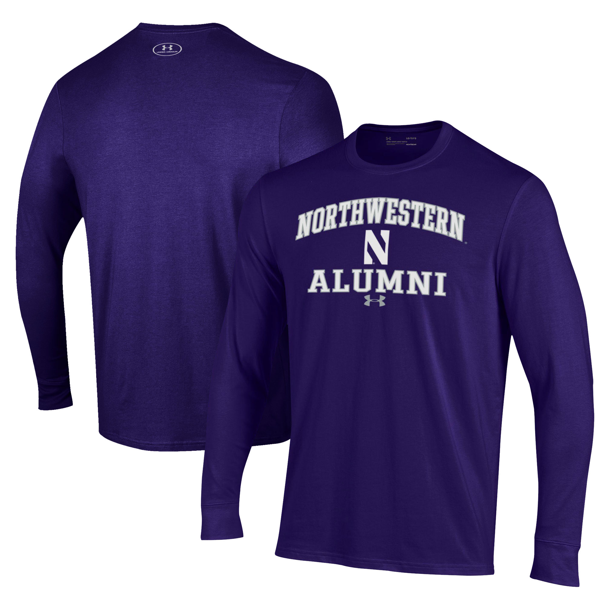 Men’s Under Armour Purple Northwestern Wildcats Alumni Performance Long Sleeve T-Shirt Men’s Under Armour Purple Northwestern Wildcats Alumni Performance Long Sleeve T-Shirt