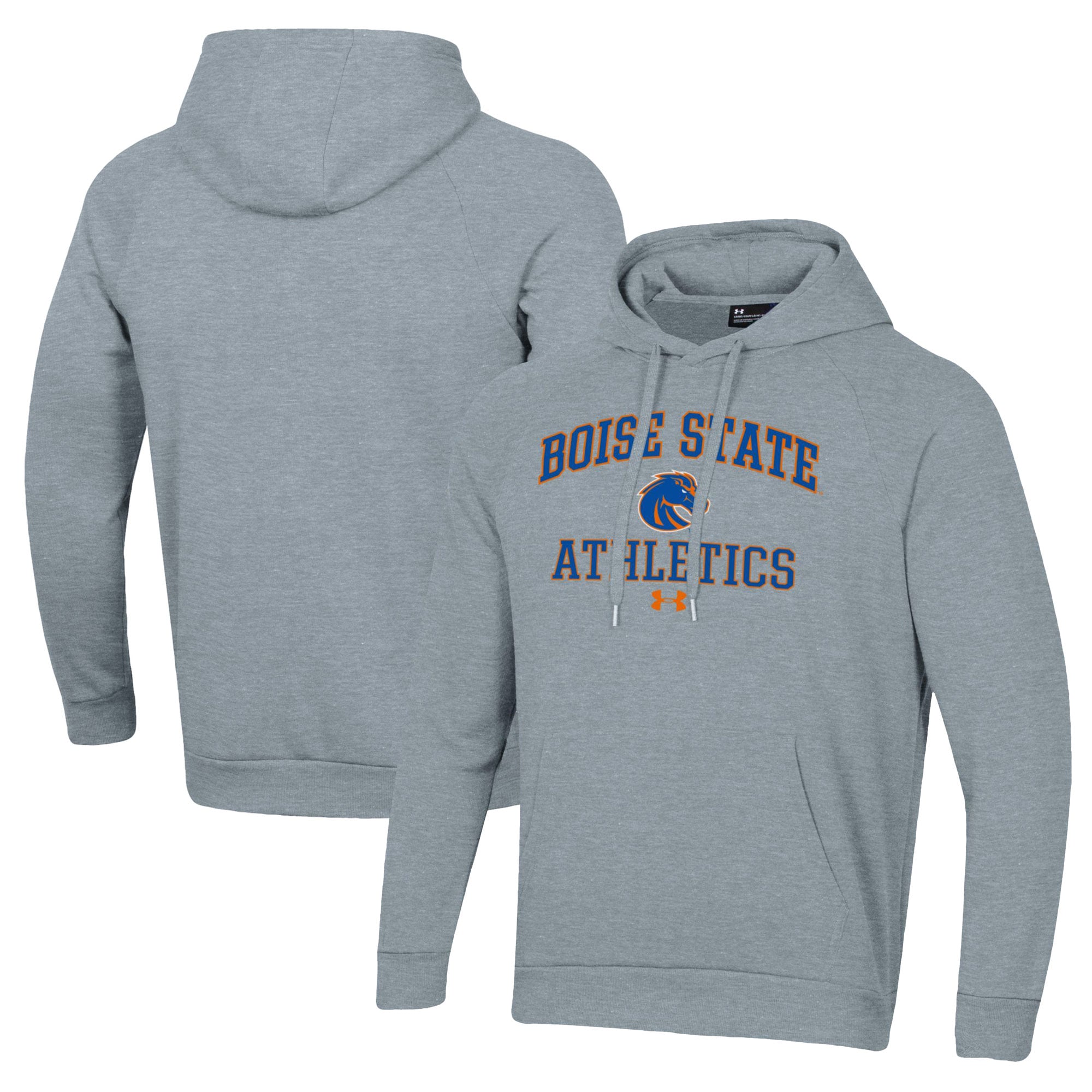 Men's Under Armour  Gray Boise State Broncos Athletics All Day Pullover Hoodie