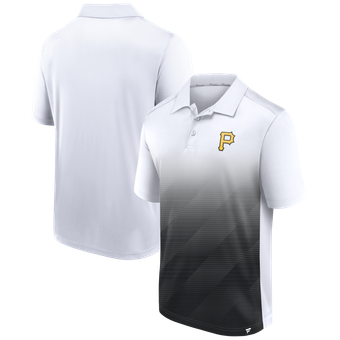 Men's Fanatics White Pittsburgh Pirates Parameter Polo