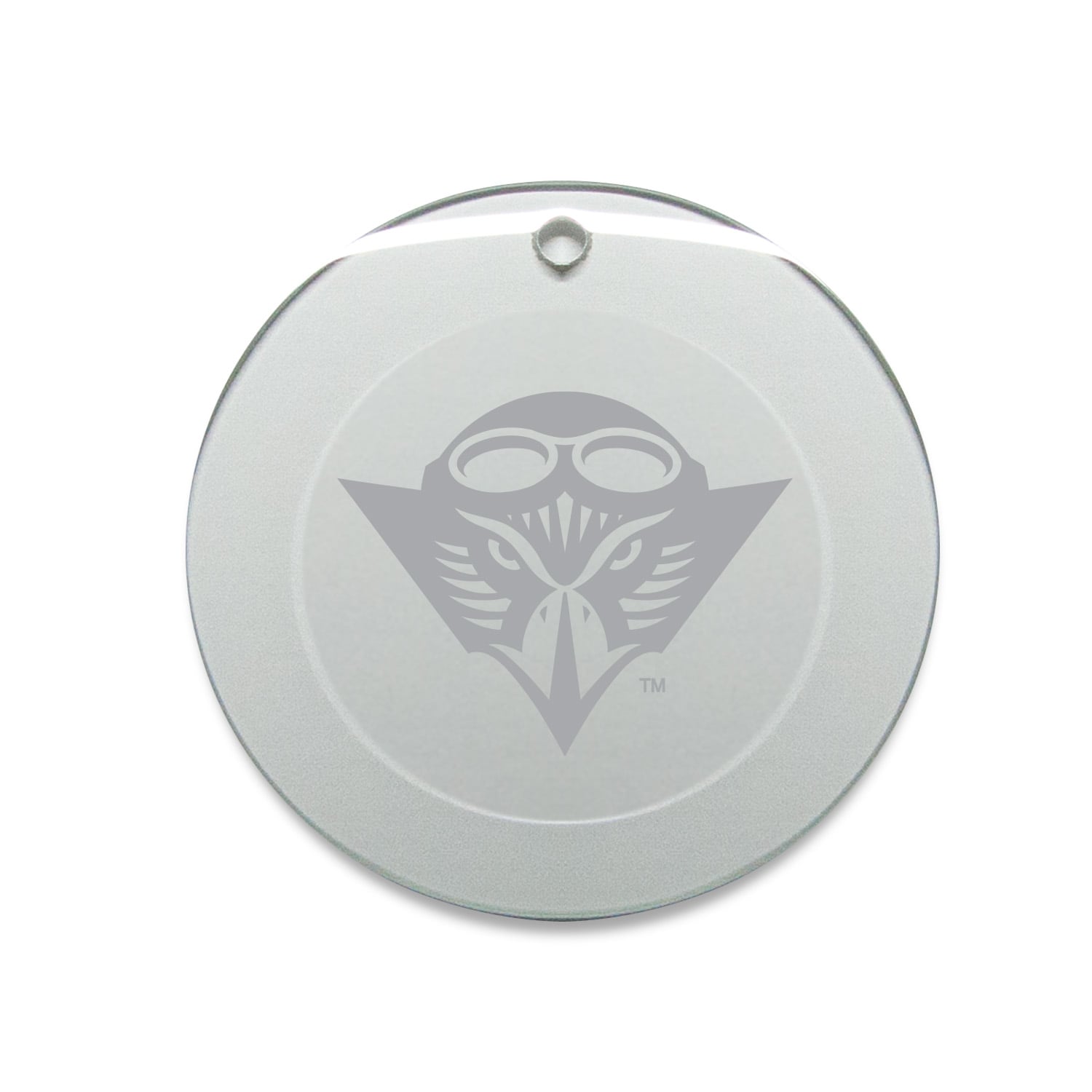 Tennessee-Martin Skyhawks 3'' Glass Round Ornament