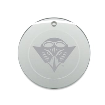 Tennessee-Martin Skyhawks 3'' Glass Round Ornament