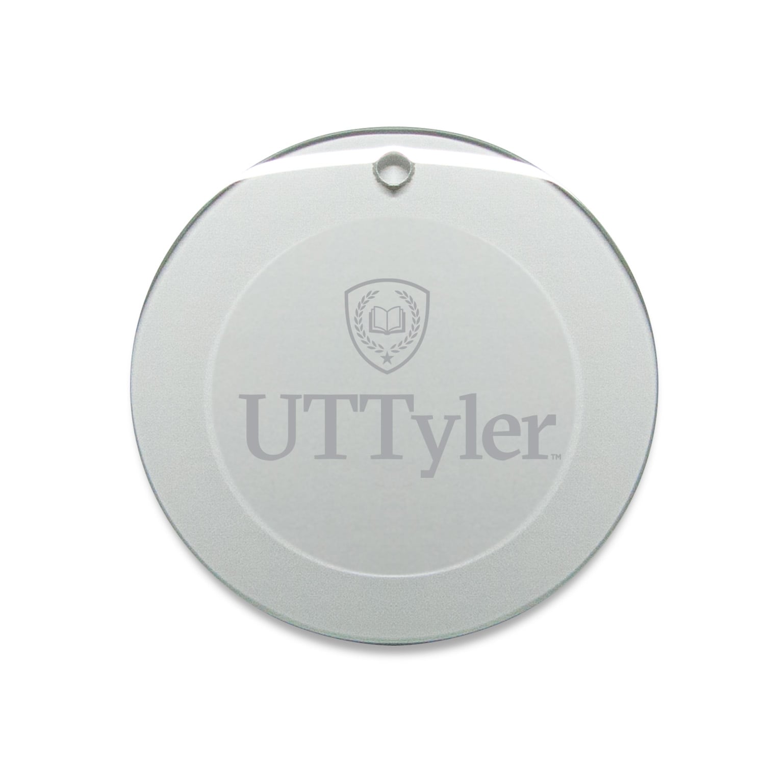 Texas Tyler Patriots 3'' Glass Round Ornament