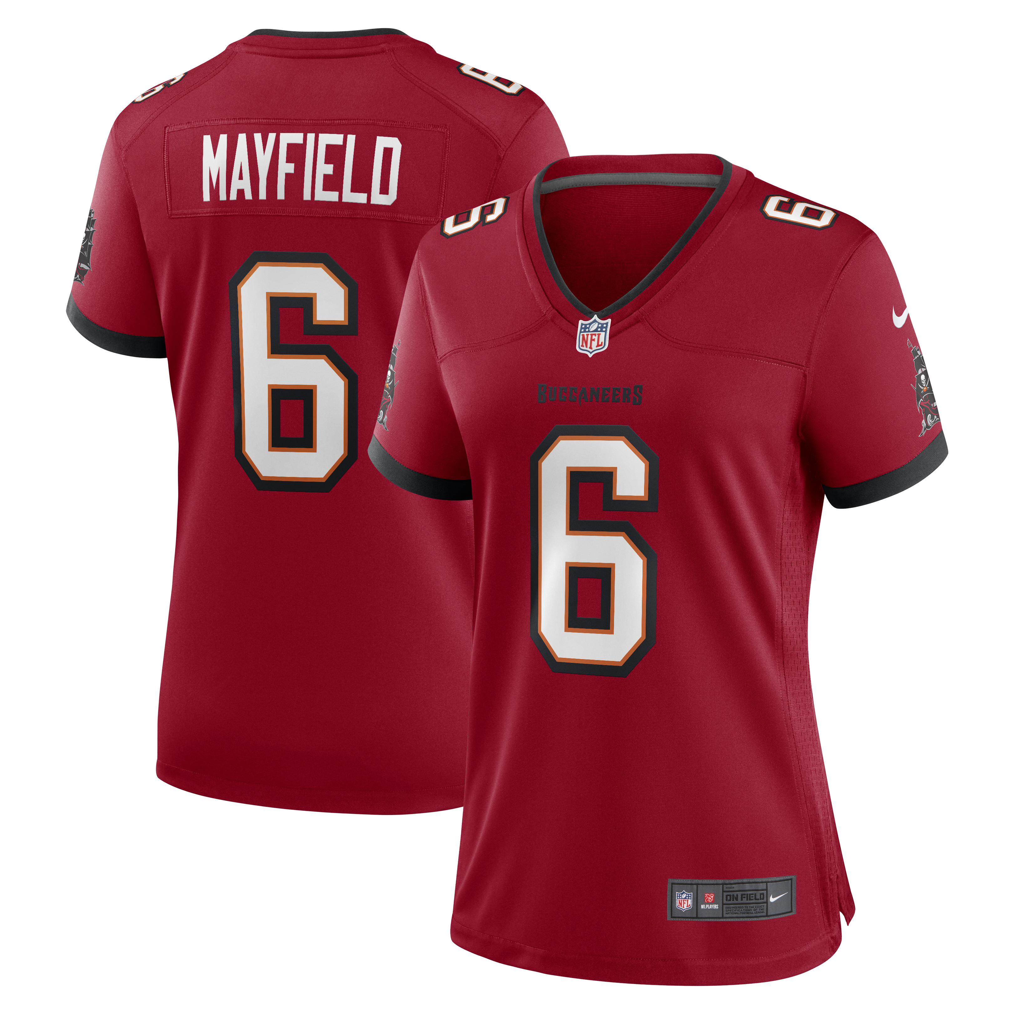 Women's Nike Baker Mayfield Red Tampa Bay Buccaneers Game Jersey