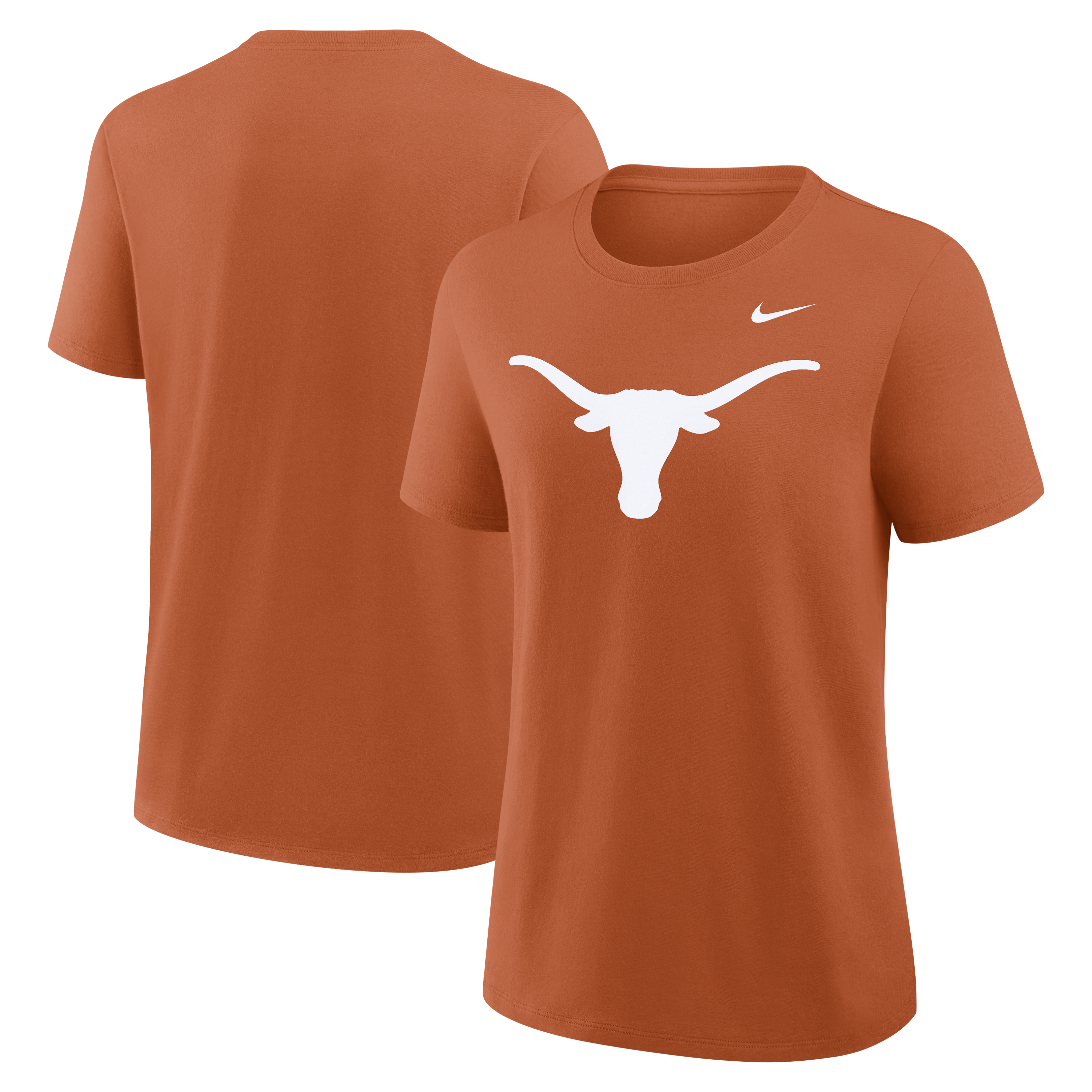 Women's Nike Texas Orange Texas Longhorns Primary Logo T-Shirt