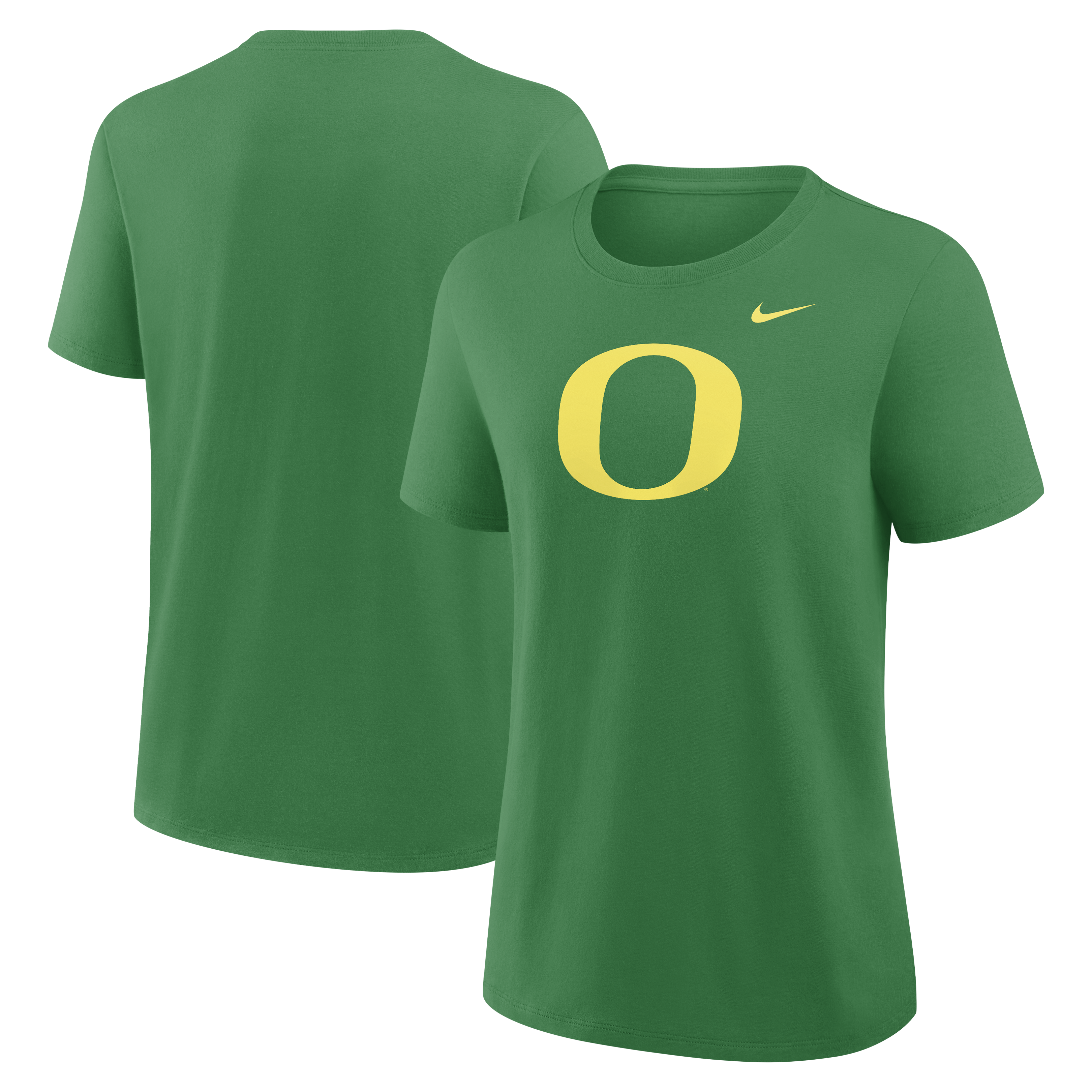 Women's Nike Green Oregon Ducks Primary Logo T-Shirt