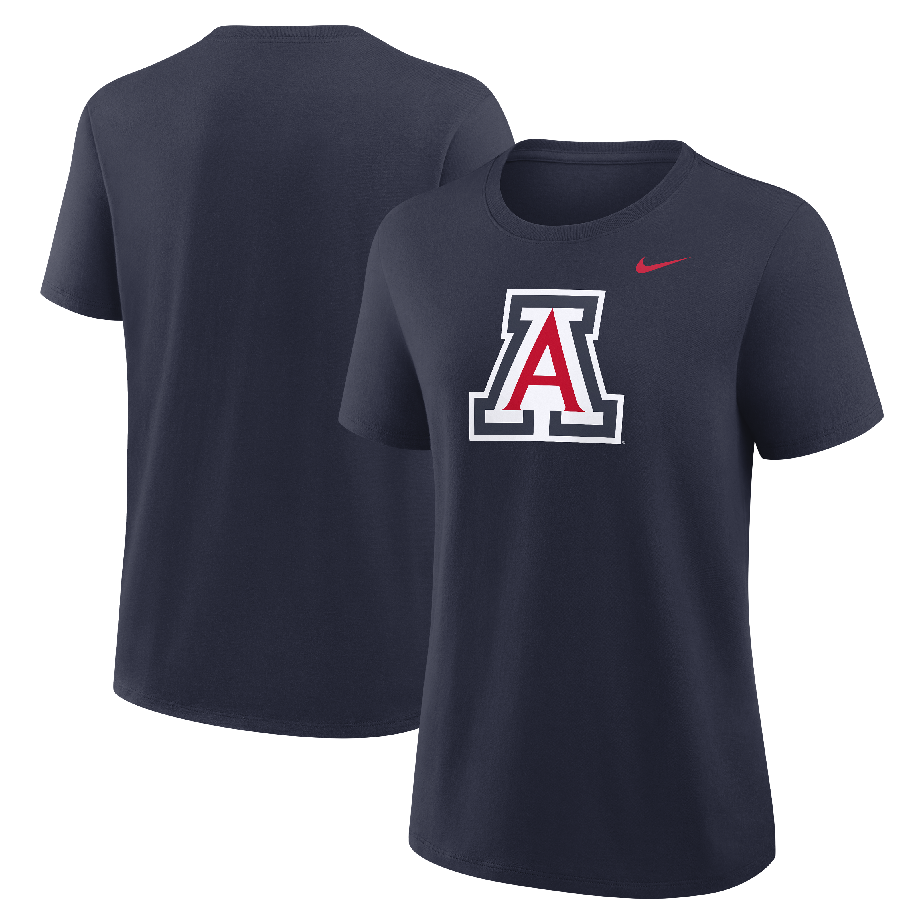 Women's Nike Navy Arizona Wildcats Primary Logo T-Shirt