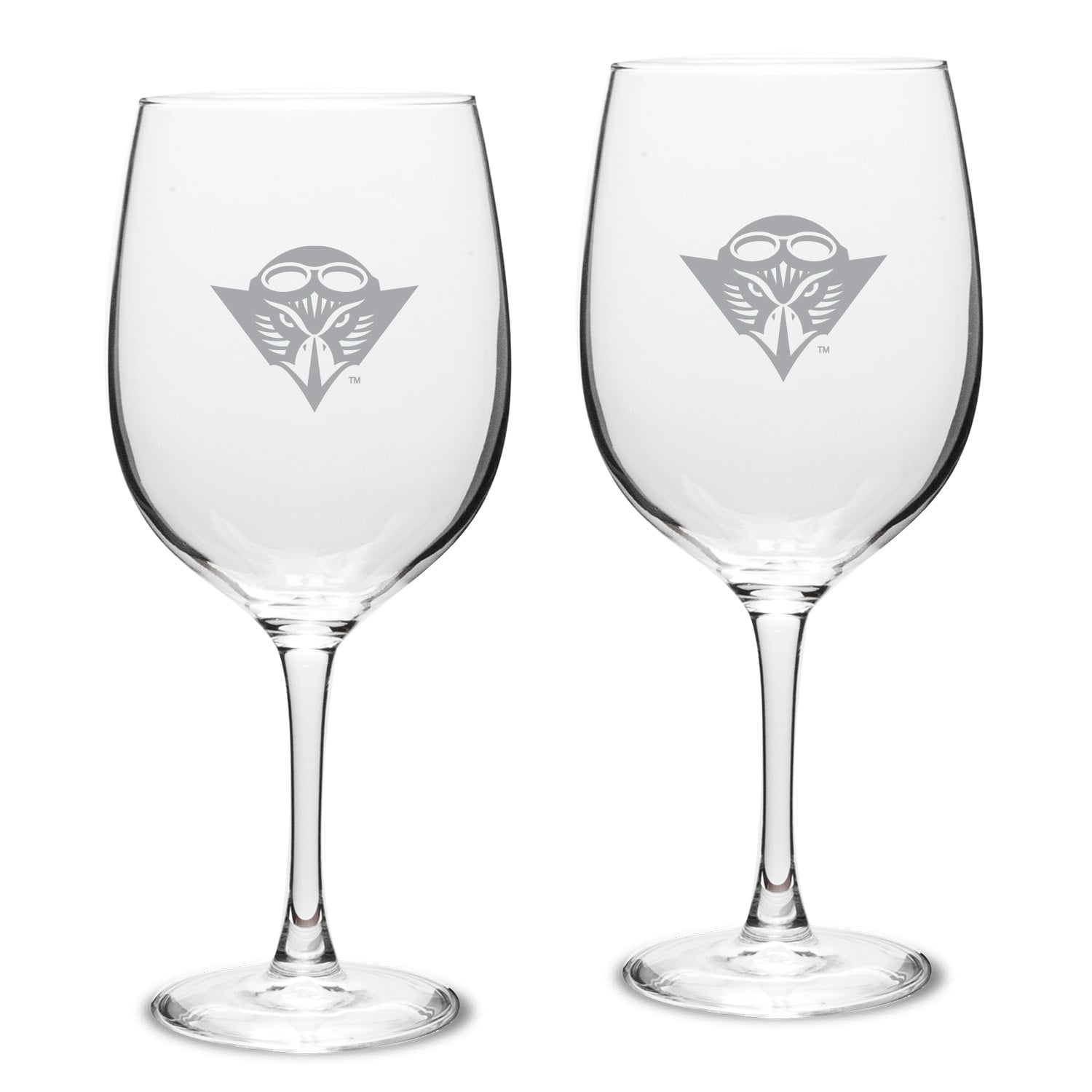 Tennessee-Martin Skyhawks 19oz. Two-Piece Traditional Red Wine Table Glass Set