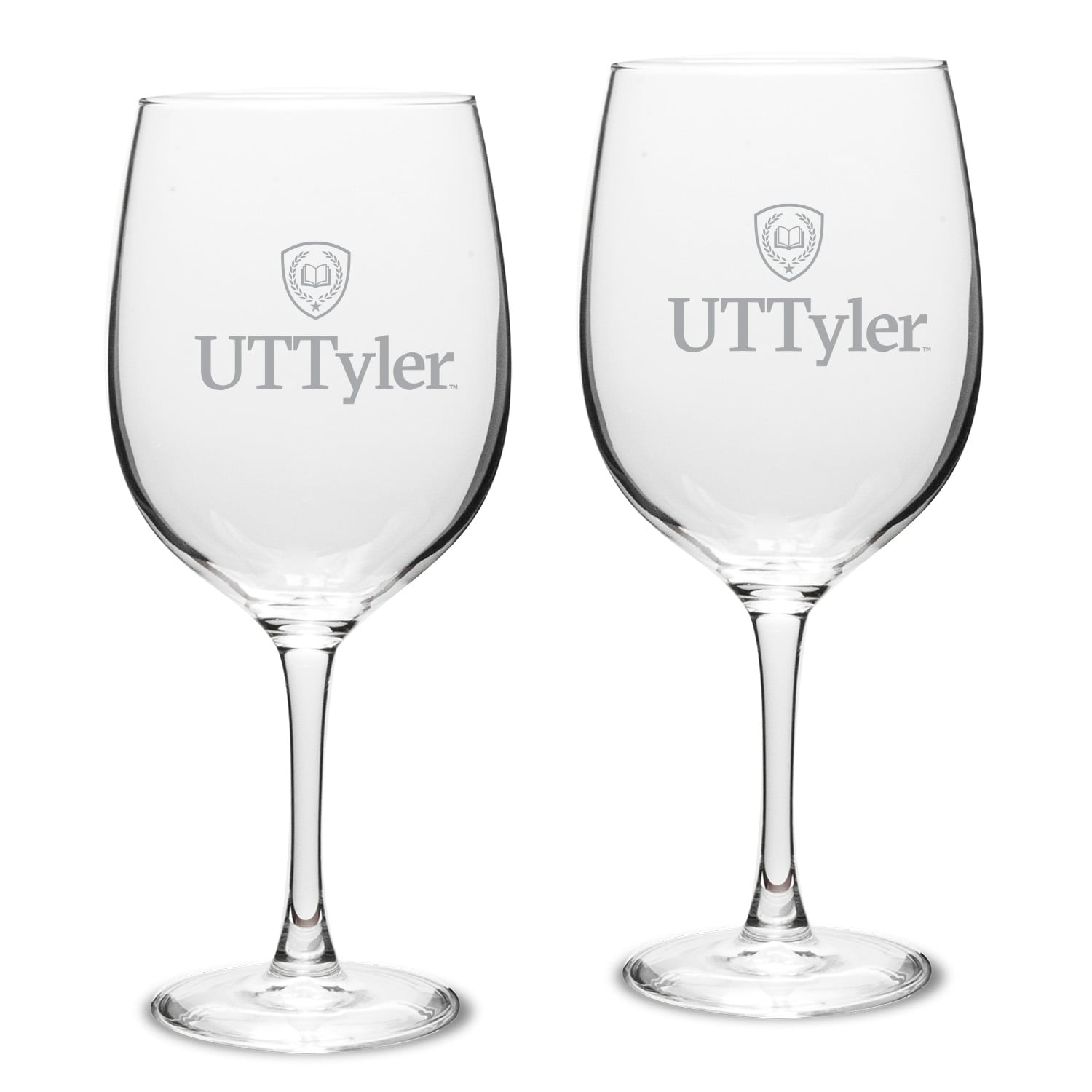 Texas Tyler Patriots 19oz. Two-Piece Traditional Red Wine Table Glass Set