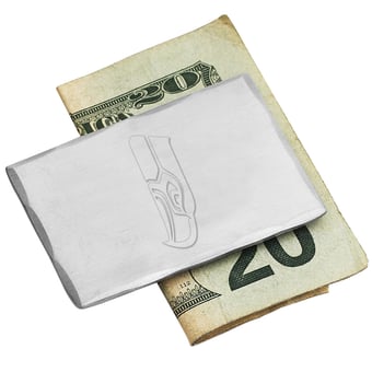 Seattle Seahawks Steel Money Clip
