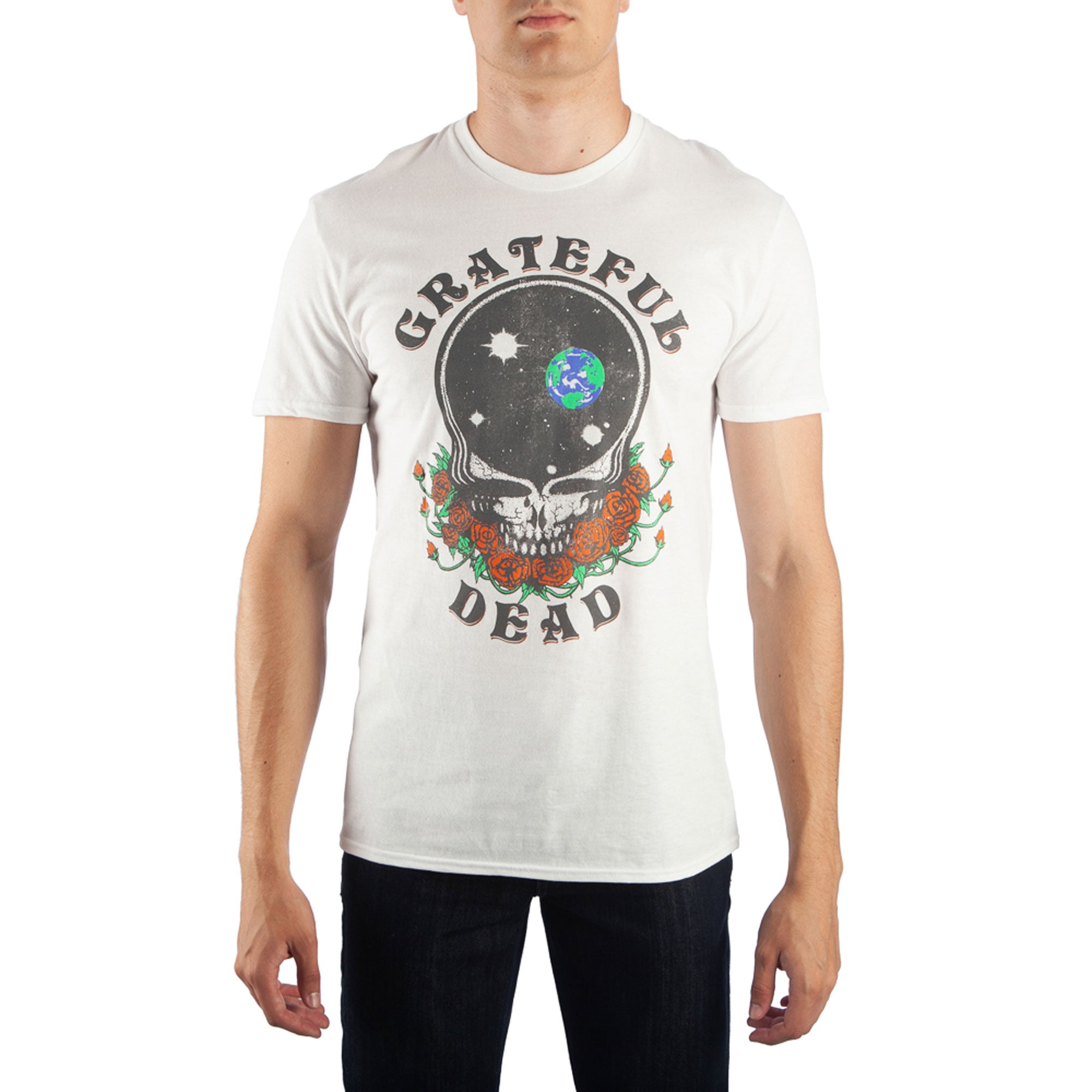Unisex White The Grateful Dead  T-Shirt