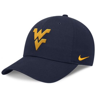Men's Nike Navy West Virginia Mountaineers Club Dri-FIT Adjustable Hat