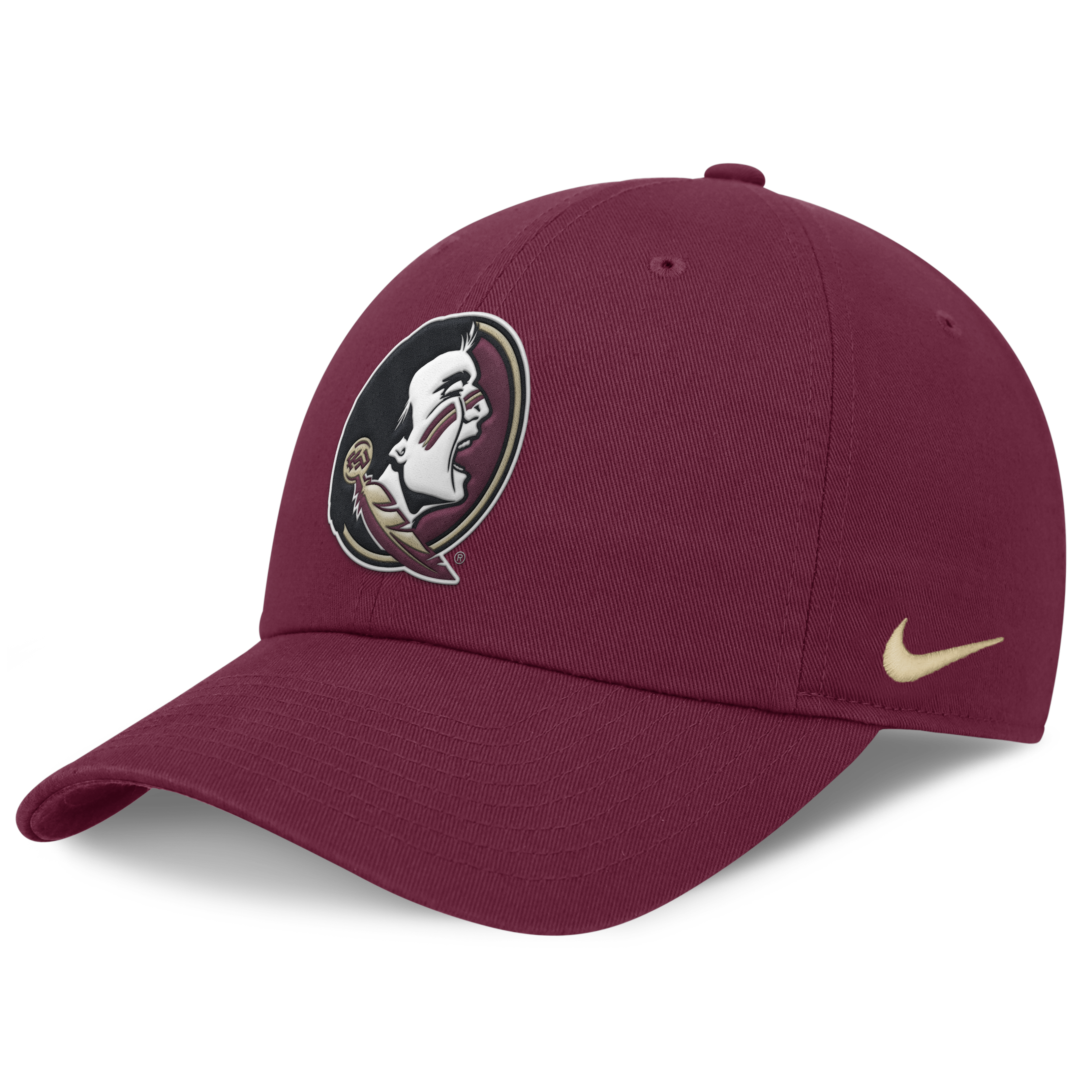 Men's Nike Garnet Florida State Seminoles Club Dri-FIT Adjustable Hat