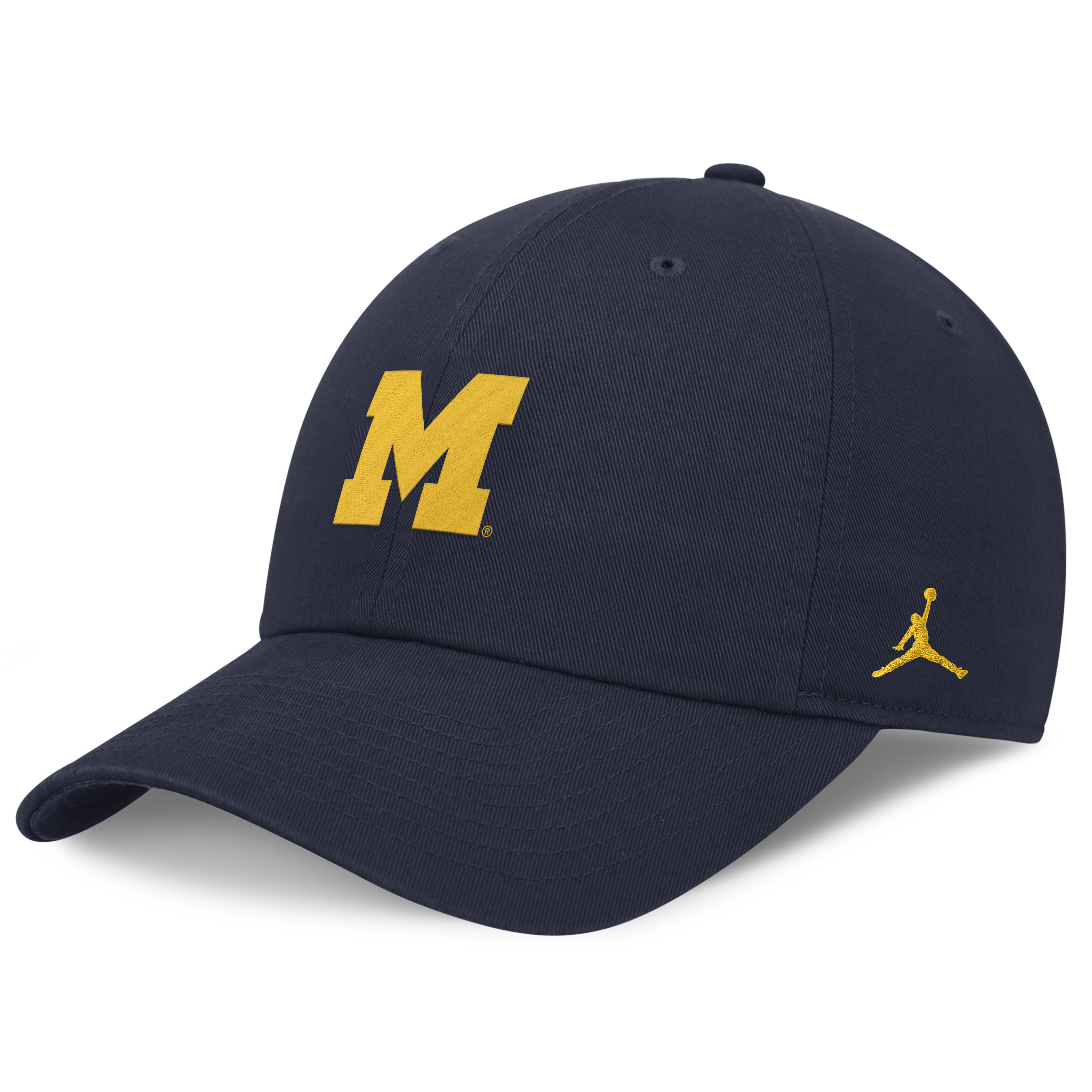 Men's Jordan Brand Navy Michigan Wolverines Club Dri-FIT Adjustable Hat