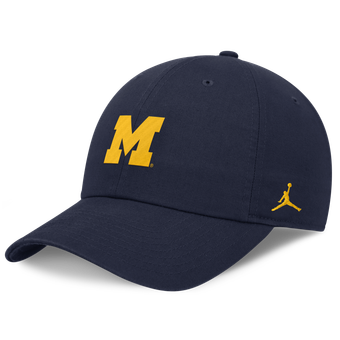 Men's Jordan Brand Navy Michigan Wolverines Club Dri-FIT Adjustable Hat