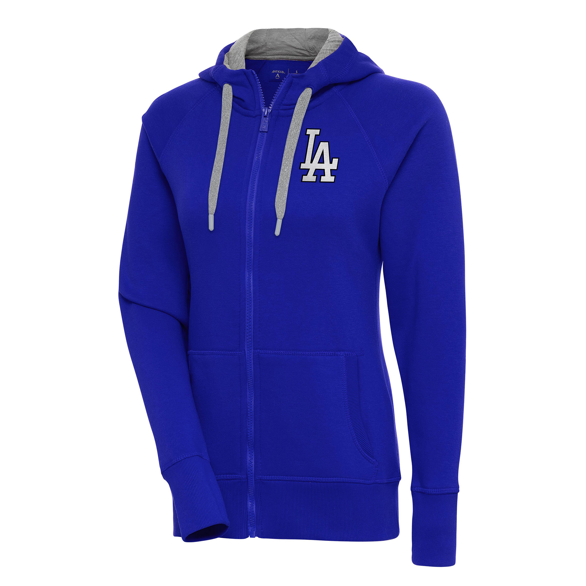 Women’s Antigua Royal Los Angeles Dodgers Brushed Metallic Victory Full-Zip Hoodie Women’s Antigua Royal Los Angeles Dodgers Brushed Metallic Victory Full-Zip Hoodie