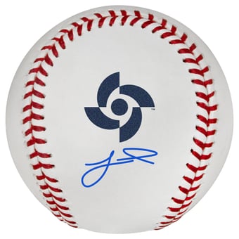 Jeff McNeil USA Baseball Autographed 2023 World Baseball Classic Baseball