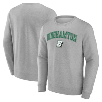 Men's Gray Binghamton Bearcats Campus Sweatshirt