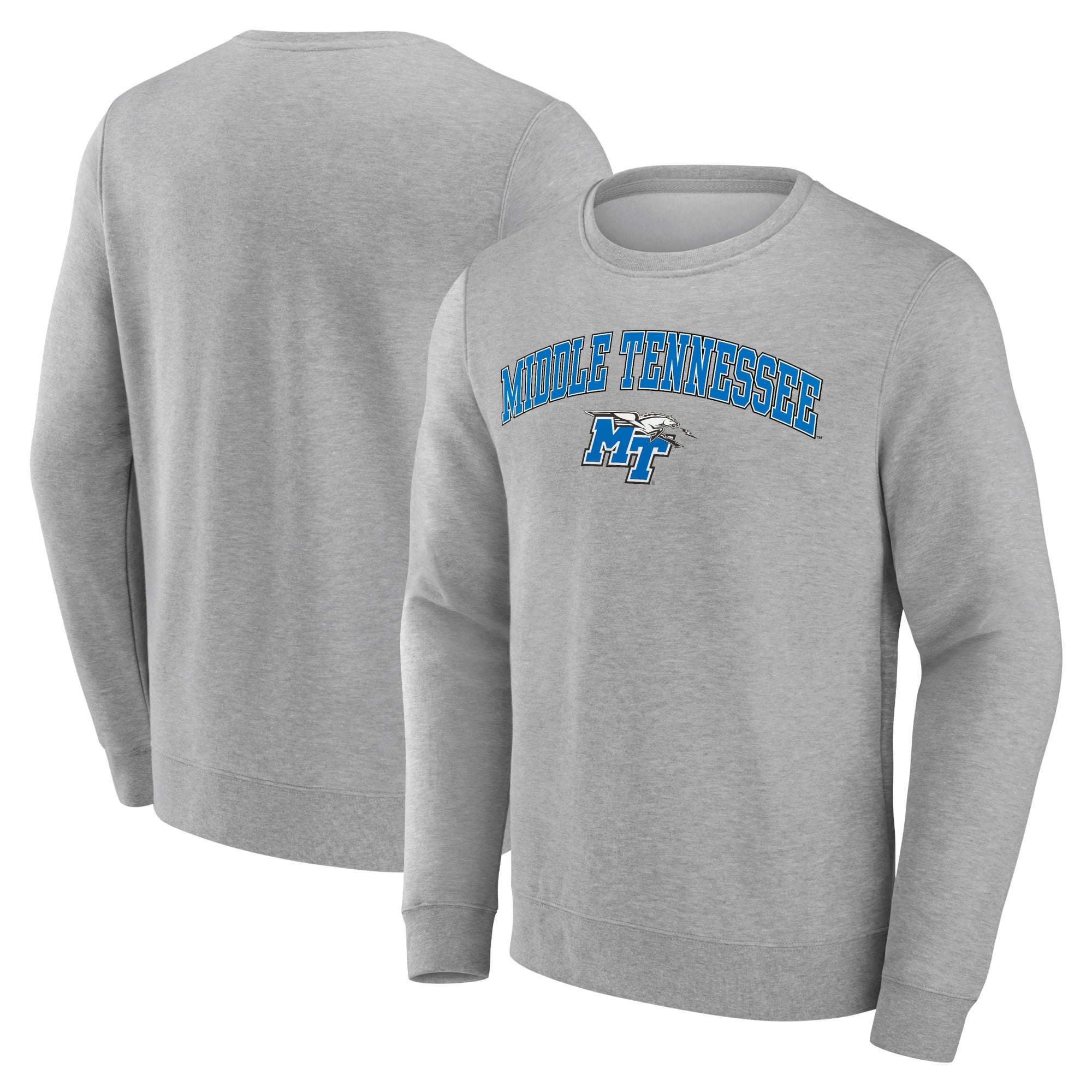 Men's Gray Mid. Tenn. St. Blue Raiders Campus Sweatshirt