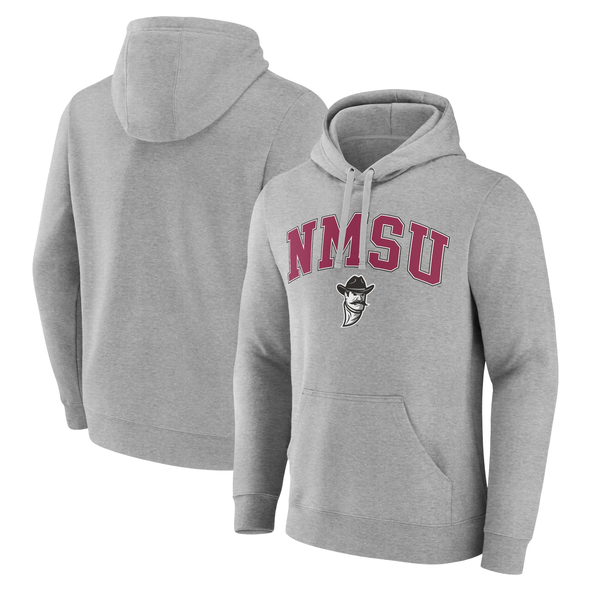 Men's Gray New Mexico State Aggies Campus Pullover Hoodie