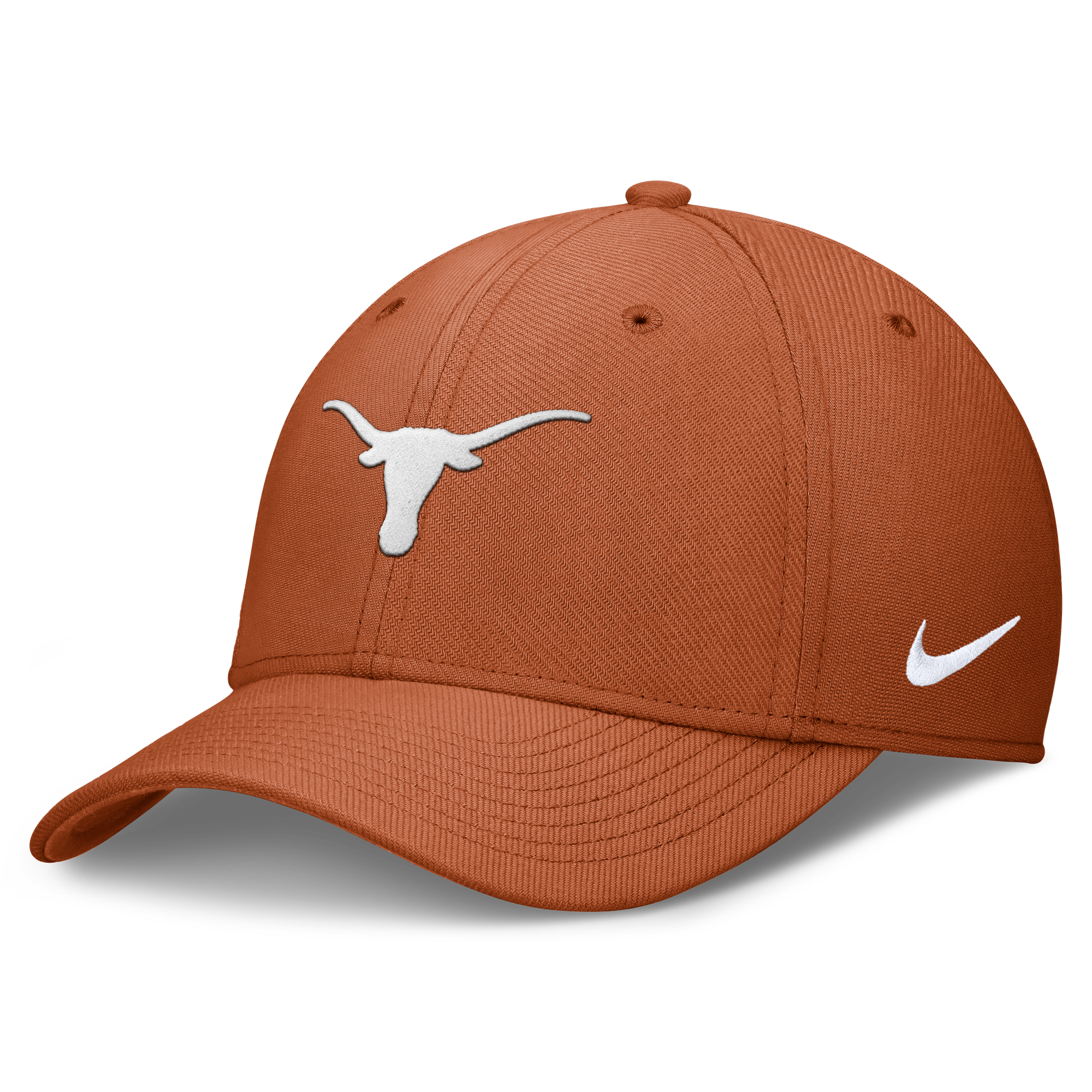 Men's Nike Texas Orange Texas Longhorns Rise SwooshFlex Dri-FIT Hat