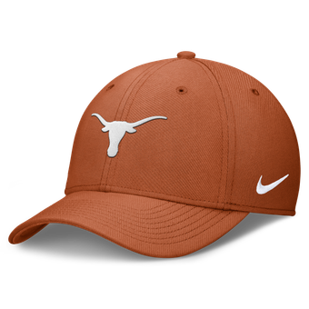 Men's Nike Texas Orange Texas Longhorns Rise SwooshFlex Dri-FIT Hat