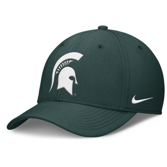 Men's Nike Green Michigan State Spartans Rise SwooshFlex Dri-FIT Hat