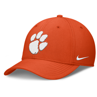 Men's Nike Orange Clemson Tigers Rise SwooshFlex Dri-FIT Hat