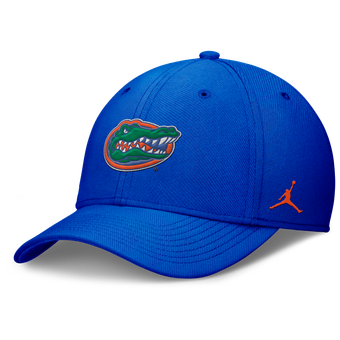 Men's Jordan Brand Royal Florida Gators Rise SwooshFlex Dri-FIT Hat
