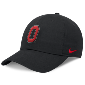 Men's Nike Black Ohio State Buckeyes Club Dri-FIT Adjustable Hat