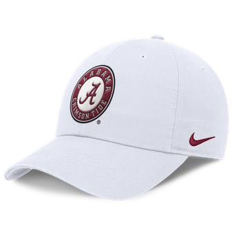 Men's Nike White Alabama Crimson Tide Club Dri-FIT Adjustable Hat