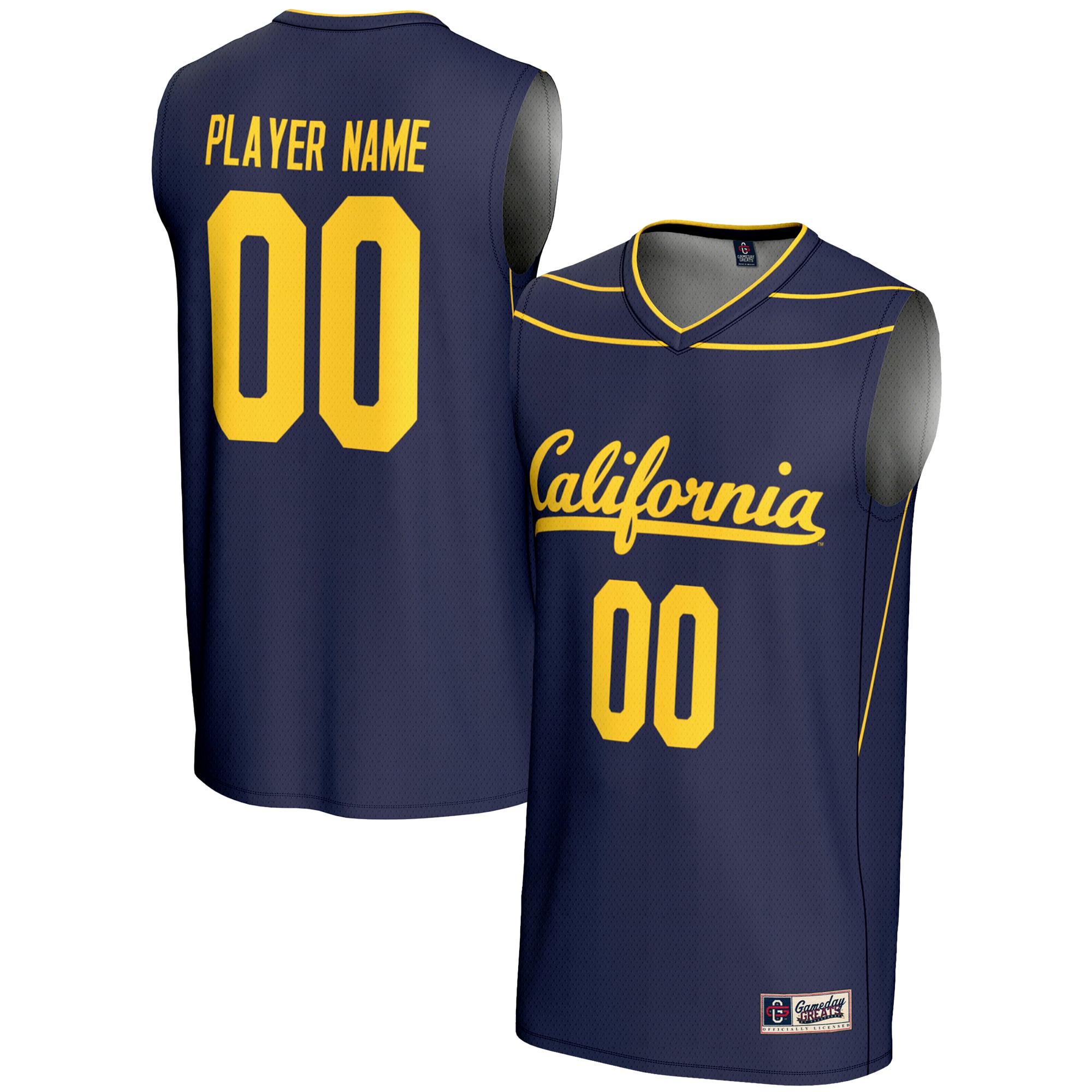 Unisex GameDay Greats  Blue Cal Bears NIL Pick-A-Player Lightweight Women's Basketball Jersey
