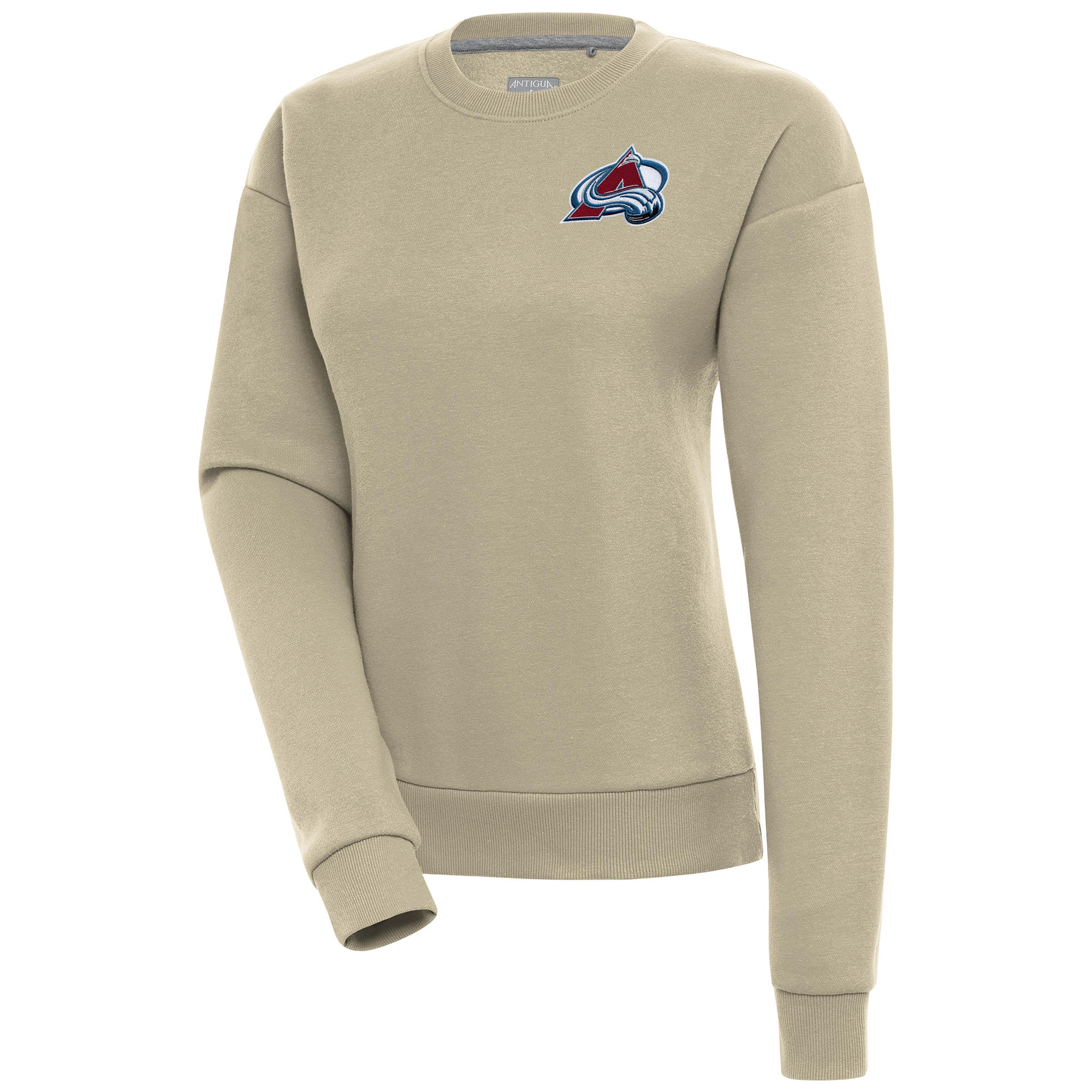Women’s Antigua Khaki Colorado Avalanche Victory Pullover Sweatshirt Women’s Antigua Khaki Colorado Avalanche Victory Pullover Sweatshirt