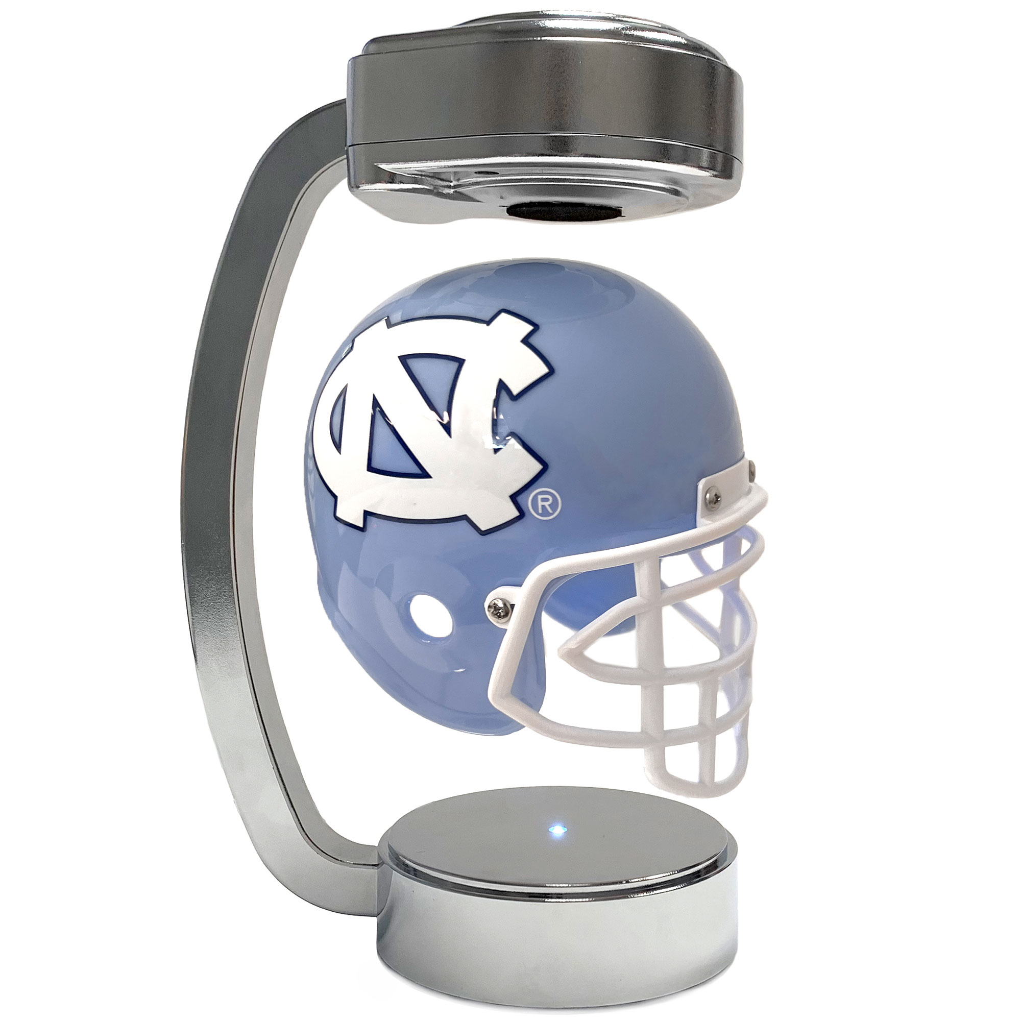 North Carolina Tar Heels Chrome Base Mini Hover Helmet