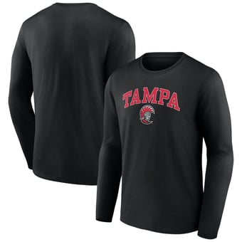 Men's Black Tampa Spartans Campus Long Sleeve T-Shirt