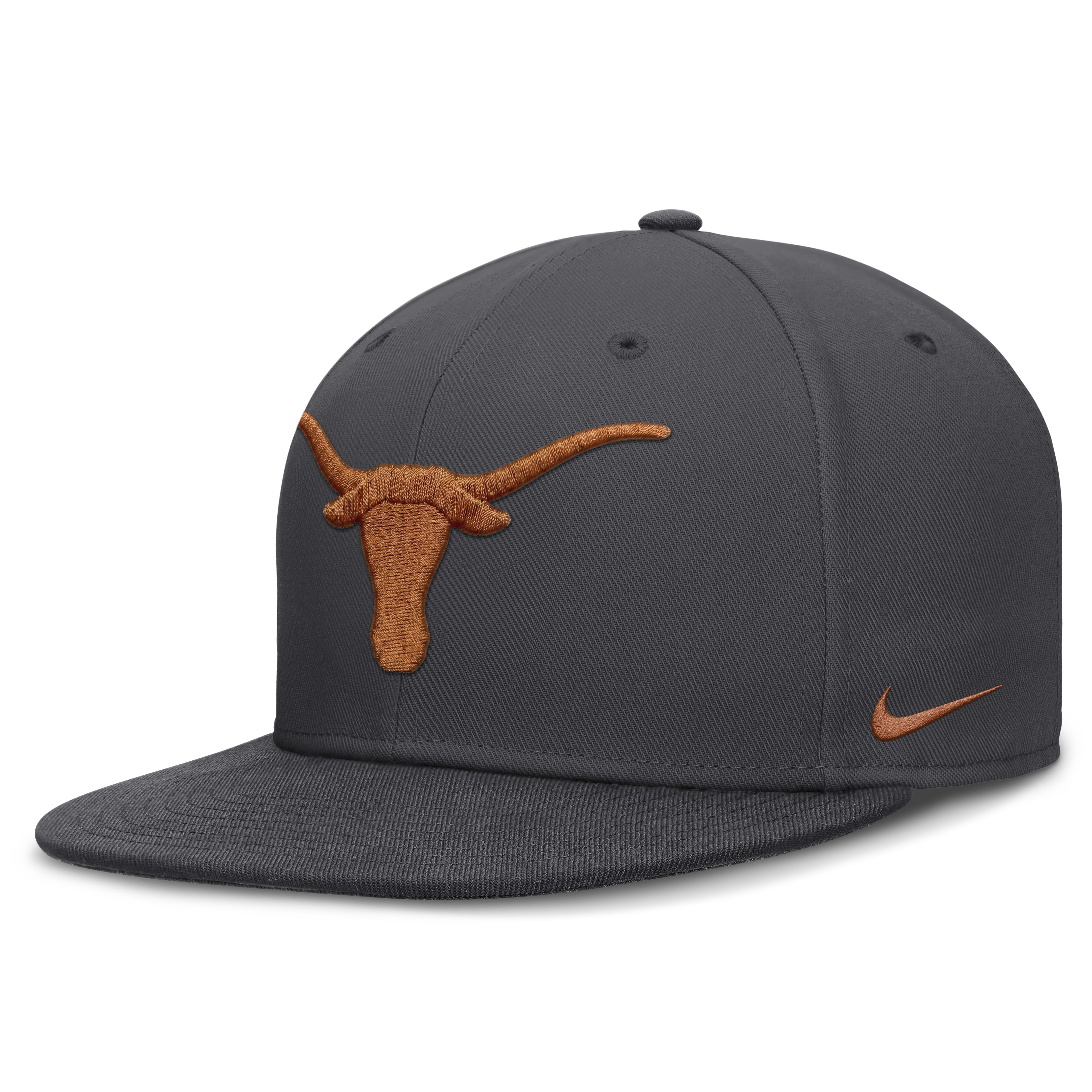 Men's Nike Anthracite Texas Longhorns Pro Dri-FIT Fitted Hat