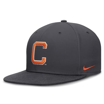 Men's Nike Anthracite Clemson Tigers Pro Dri-FIT Fitted Hat