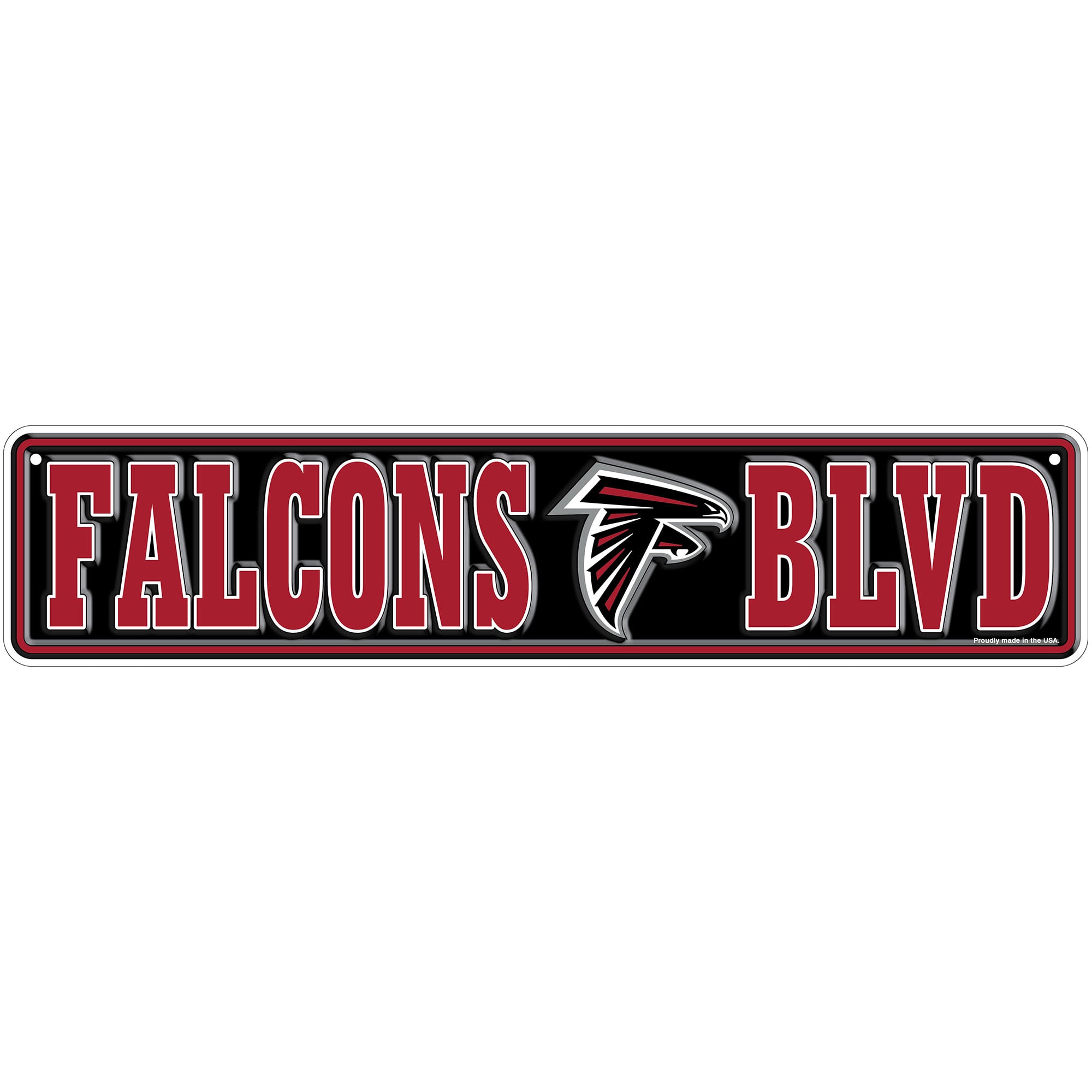 Atlanta Falcons 4″ x 18″ Team Boulevard Metal Sign Atlanta Falcons 4″ x 18″ Team Boulevard Metal Sign