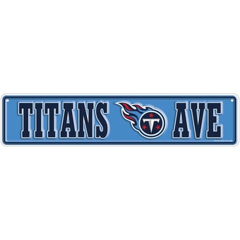 Tennessee Titans 4" x 18" Team Boulevard Metal Sign