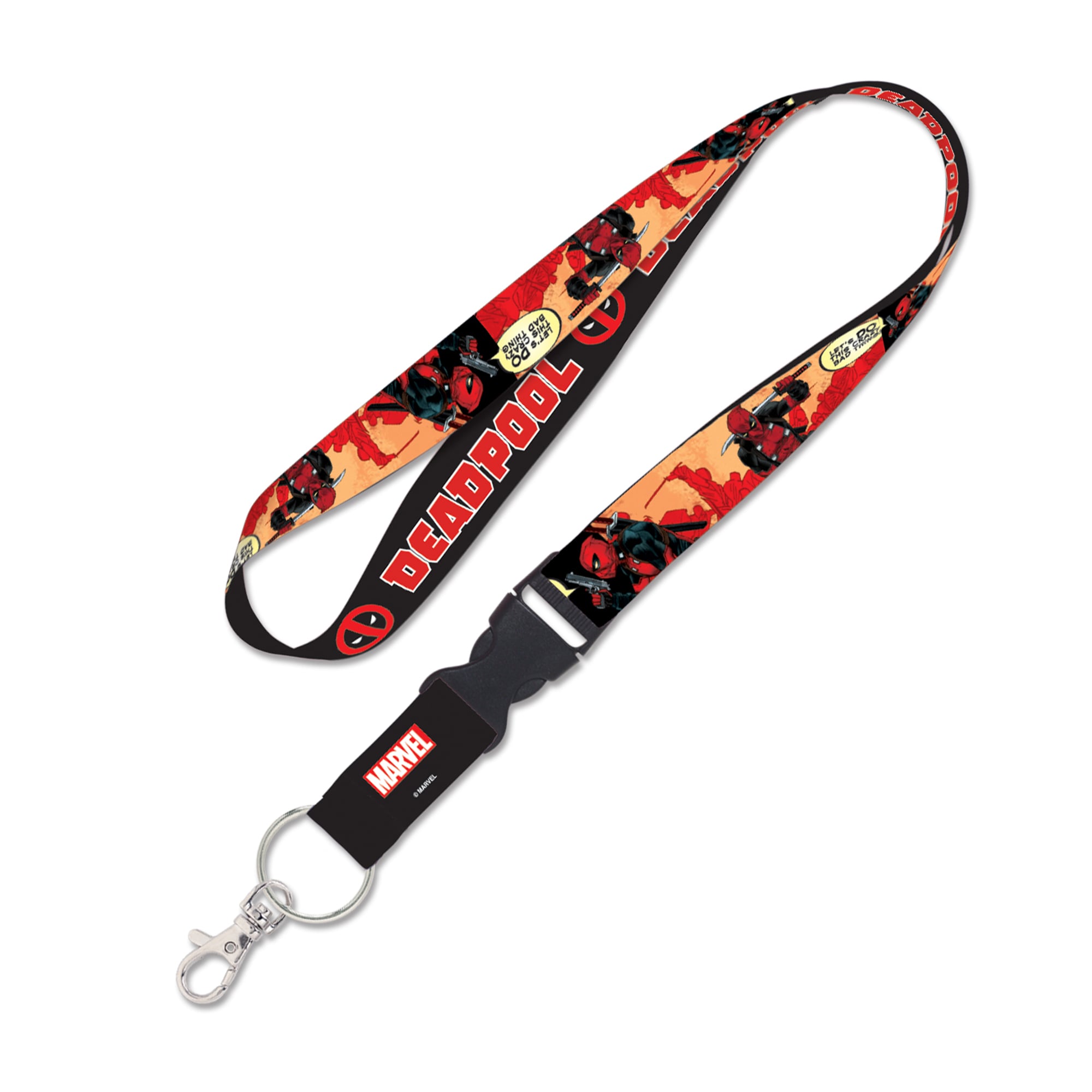 WinCraft Deadpool Lanyard with Detachable Buckle