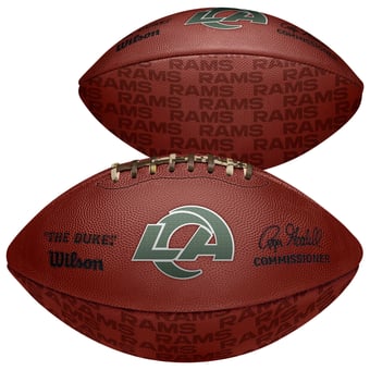 Los Angeles Rams Unsigned Wilson Showcase Duke Pro Football