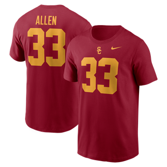 Men's Nike Marcus Allen Cardinal USC Trojans Name & Number T-Shirt