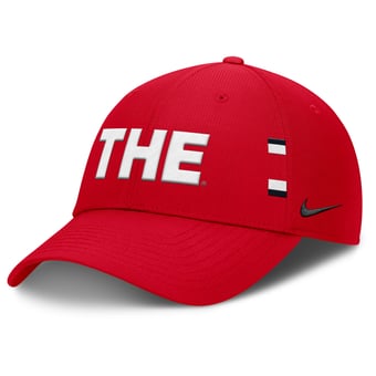Men's Nike Scarlet Ohio State Buckeyes THE Club Dri-FIT Adjustable Hat