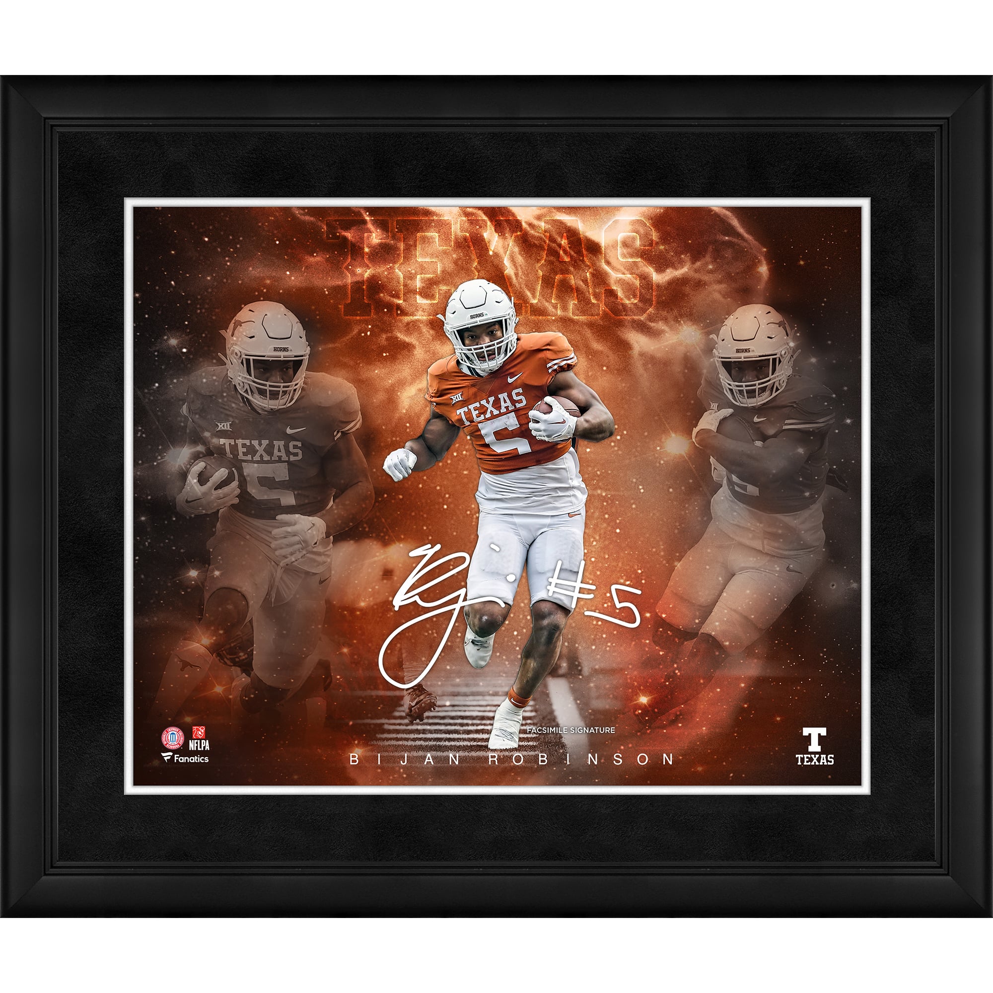 Bijan Robinson Texas Longhorns Framed 16" x 20" Stars of the Game Collage
